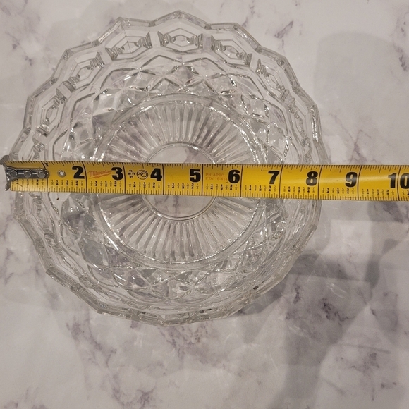 Vintage Crystal Glass Decorative Bowl Entryway Candy Dish - Picture 16 of 16
